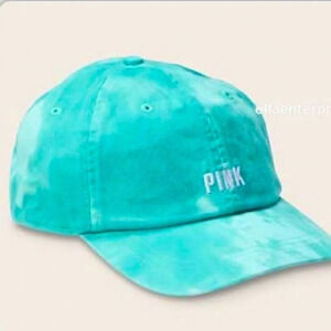 Vs Pink Blue Tie Dye Hat NWT